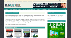 Desktop Screenshot of plrwebsiteshop.com